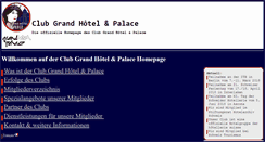Desktop Screenshot of clubgrandhotelpalace.ch